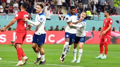 Los ingleses se dieron un festín en su estreno en el Mundial de Qatar 2022.