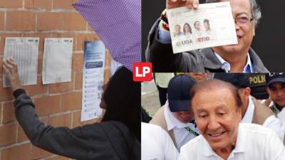 Los colombianos comenzaron a votar este domingo para elegir presidente entre el izquierdista Gustavo Petro y el independiente Rodolfo Hernández, dos candidatos ajenos a los partidos, con propuestas radicales de cambio para un país en crisis. Fotografías: EFE / AFP