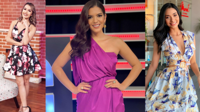 Sinead David, Melissa Valeriano y Karlen Pérez