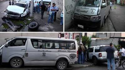 Según relataron testigos, el choque se debió a que el conductor de la camioneta no hizo el alto que indica la siete calle en sus avenidas.