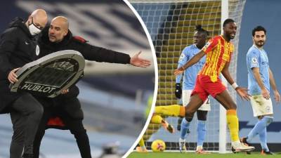 El Manchester City de Pep Guardiola no pasó del empate contra el West Bromwich.