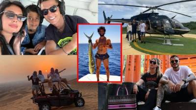 Los cracks del fútbol están disfrutando de sus merecidas vacaciones de verano tras una larga temporada con sus equipos.