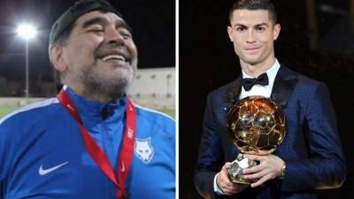 Diego Maradona se burló de Cristiano Ronaldo quien dijo que era el mejor futbolista de la historia.