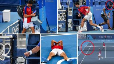 Novak Djokovic enloqueció en el partido por la medalla de bronce de los Juegos Olímpicos 2021. El serbio perdió ante el español Pablo Carreño, la agarró contra sus raquetas (destrozó una y lanzó otra a las gradas) y dijo adiós a Tokio dejando una imagen vergonzosa, indigna del número 1 del tenis mundial.