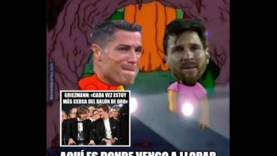 Los mejores memes que dejó la entrega del Balón de Oro a Modric. Burlas a Cristiano Ronaldo, Messi, Griezmann y Neymar. También a Mbappé.