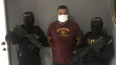 El sujeto fue detenido tras operativos de inteligencia de la FNAMP en el norte de Honduras.