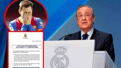 Florentino Pérez, presidente del Real Madrid, salió al paso sobre unas acusaciones en las que es señalado de la salida de Messi del Barcelona.