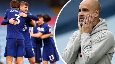 El Chelsea le pegó al Manchester City en el Etihad Stadium y evitó que festejará el título de la Premier League.