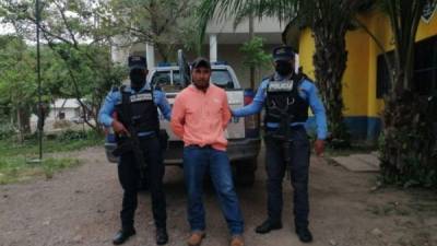 Agentes policiales asignados a la región central de Honduras procedieron a capturar al individiduo en San Jerónimo.