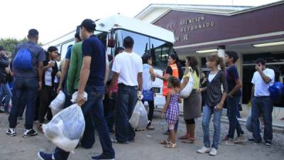 Los vuelos de hondureños deportados desde Estados Unidos han bajado en San Pedro Sula.
