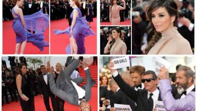Las estrellas que participan el el Festival de cine de Cannes.