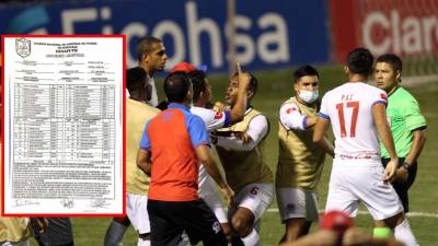 Armando Castro insertó en el acta arbitral la invasión de cacha del cuerpo técnico y jugadores del Olimpia.