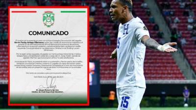 El Marathón salió en defensa de su jugador Kervin Arriaga, quien no fue convocado para los Juegos Olímpicos de Tokio 2021.