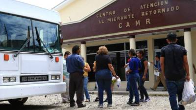 El Centro de Atención al Migrante Retornado atiende a los hondureños deportados.