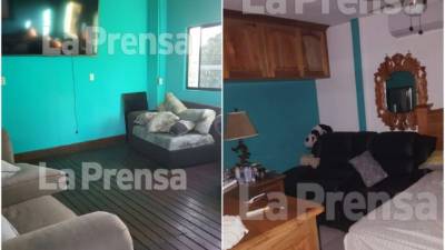 Finos muebles para tener comodidad forman parte de los privilegios de los pandilleros.