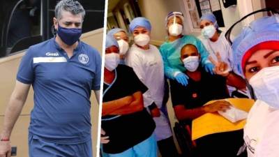 Diego Vázquez dio positivo y Ninrod Medina fue dado de alta tras tres semanas en el hospital por coronavirus.