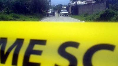 El cuerpo sin vida fue encontrado en horas de la tarde de este martes en el desvío de la colonia Las Anonas de San Pedro Sula.