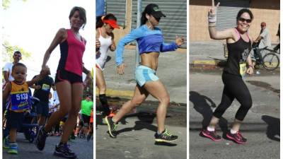 Sin miedos ni complejos miles de mujeres participaron en la 38 Maratón de Diario LA PRENSA de Honduras.