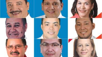 Estos son los posibles nueve diputados del departamento de Yoro, según datos de la carga electoral del TSE.