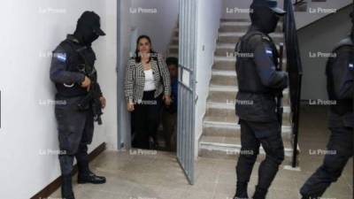 La ex primera dama, Rosa Elena Bonilla, está a la espera de su sentencia tras la denegación de los amparos. Imagen de archivo.