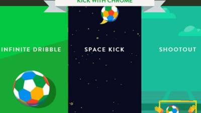 Los juegos son Infinite Dribble, Space Kick y Shootout.