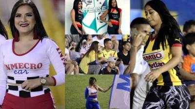 La jornada 15 del Torneo Clausura 2019 contó con un ambientazo y bellas chicas en los estadios del fútbol hondureño.