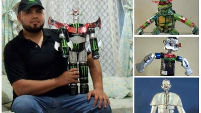 German Raudales demuestra que para echar a volar la imaginación no se necesita de mucho.