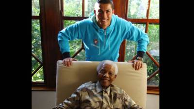 Cristiano Ronaldo recuerda encuentro con Nelson Mandela.