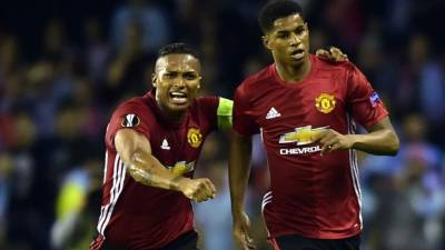 Marcus Rashford dio el triunfo al Manchester United ante el Celta de Vigo. Foto AFP