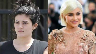 El antes y después de la menor de la clan de las Kardashian.