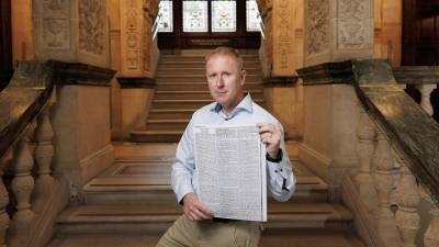 Brian Cleary, un lector empedernido que ha descubierto un relato del autor de 'Drácula', Bram Stoker, que ha permanecido oculto durante más de 130 años.