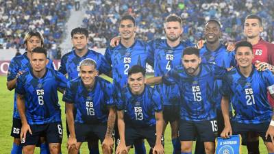 El 11 titular de El Salvador que perdió ante Trinidad y Tobago el pasado 10 de septiembre.