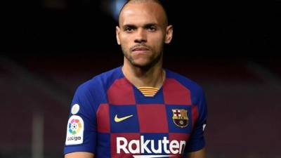 Martin Braithwaite aspira a convertirse en una leyenda del Barcelona con el paso del tiempo.