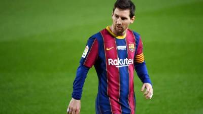 La continuidad de Messi en el Barcelona es incierta. Foto AFP