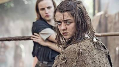 La actriz británica Maisie Williams, que da vida a la intrépida Arya Stark en la popular serie de televisión Juego de Tronos (Game of Thrones).