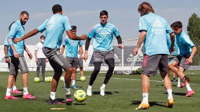 El Real Madrid quedó listo para afrontar el último partido de la Liga Española contra el Villarreal. Foto RealMadrid.com