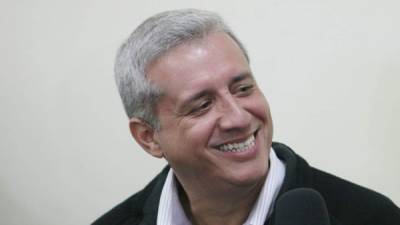 Mario Zelaya lucía sonriente durante el juicio en su contra en los tribunales del Poder Judicial.