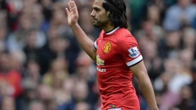 Falcao no tuvo los minutos deseados en el Manchester United.