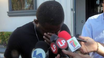 Mario Chávez no pudo contener las lágrimas.