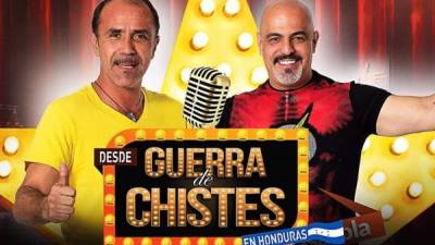 Radamés de Jesús y Juan Carlos Casasola del programa “Guerra de Chistes” de Telehit, harán reír al público.