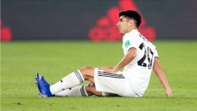 Marco Asensio se lesionó en las semifinales del Mundial de Clubes. Foto EFE