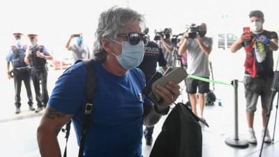 Jorge Messi, padre y representante del astro argentino. Foto Archivo AFP.