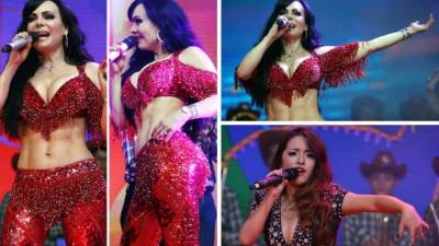 La costarricense Maribel Guardia ha sido la gran sensación en la Teletón Honduras 2017 y ha compartido escenario con la joven mexicana Rubí Ibarra García, quien también ha destacado con su show.