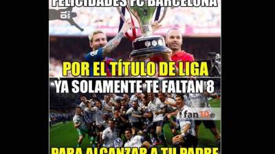 Los mejores memes del triunfo del Barcelona en el campo del Deportivo La Coruña, con el que el equipo azulgrana se corona campeón de la Liga Española.