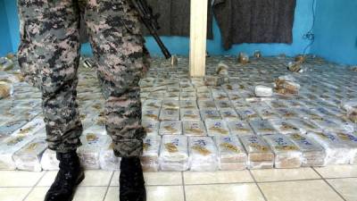 El pasado 30 de enero fueron incautados en Puerto Cortés 2,098 kilos de cocaína que llegaron ocultos en láminas de tabla yeso dentro de un contenedor procedente de Colombia.