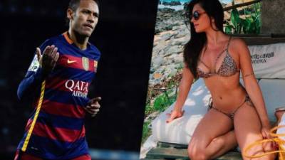Una famosa 'youtuber' y bloguera brasileña llamada Flavia Pavanelli, le robó un beso en la fiesta de cumpleaños de la hermana del crack blaugrana.