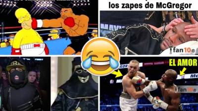 Floyd Mayweather venció por nocaut técnico a Conor McGregor en el décimo asalto de la Pelea del Siglo en el T-Mobile Arena, en Las Vegas, y por supuesto, los memes no podían faltar.