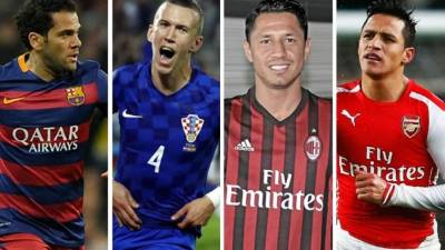 Dani Alves, Ivan Perisic, Gianluca Lapadula y Alexis Sánchez, protagonistas este domingo del mercado de fichajes.