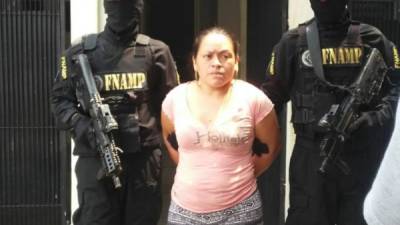 Brenda Lorena Murillo Rosales, de 38 años, capturada ayer, será remitida a los juzgados.