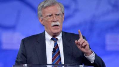 Protagonista. Bolton es el halcón de guerra del gobierno de Donald Trump.